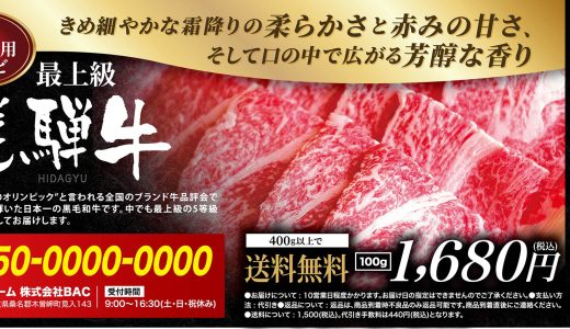 最高級飛騨牛5等級焼き肉用カルビ