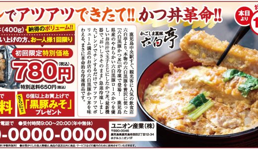 【冷凍】六白黒豚かつ丼