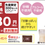 麹菌と乳酸菌の力発酵あまざけW