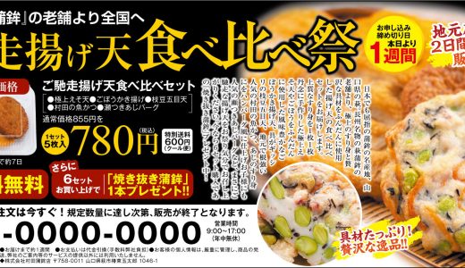 ご馳走揚げ天食べ比べセット